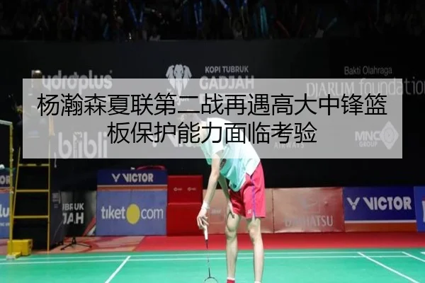 杨瀚森夏联第二战再遇高大中锋篮板保护能力面临考验